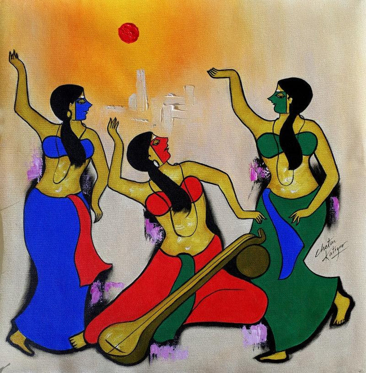 Musical Group Painting by Chetan Katigar | ArtZolo.com