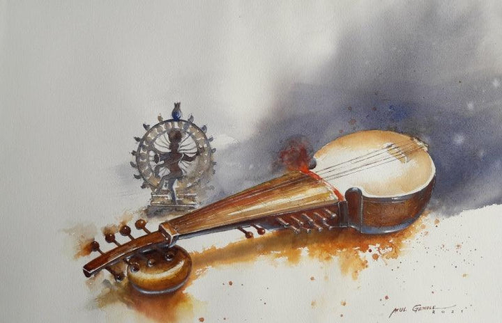 Musical Series Painting by Atul Gendle | ArtZolo.com