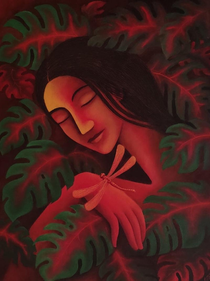 My Dream 1 Painting by Uttam Bhattacharya | ArtZolo.com