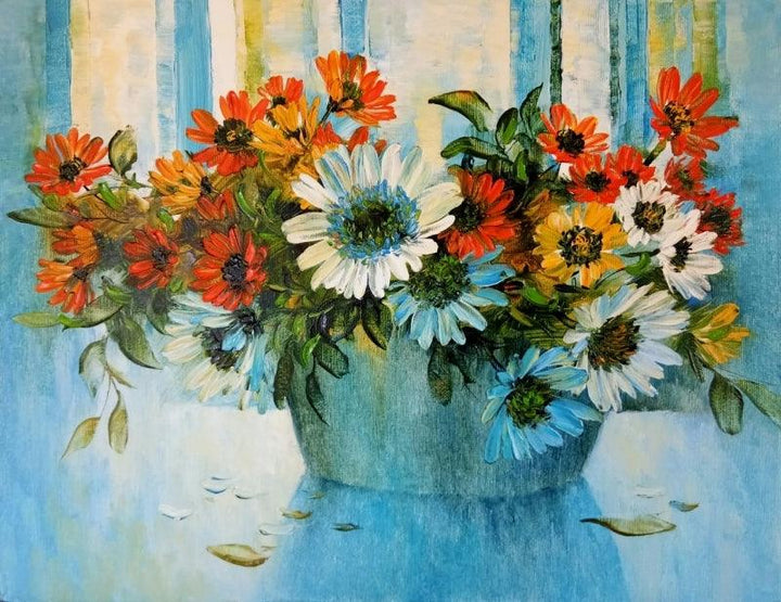 My Flowers 84 Painting by Swati Kale | ArtZolo.com
