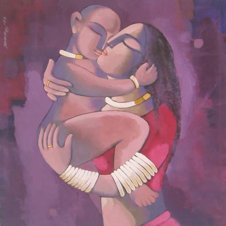 My Mother2 Painting by Sekhar Roy | ArtZolo.com