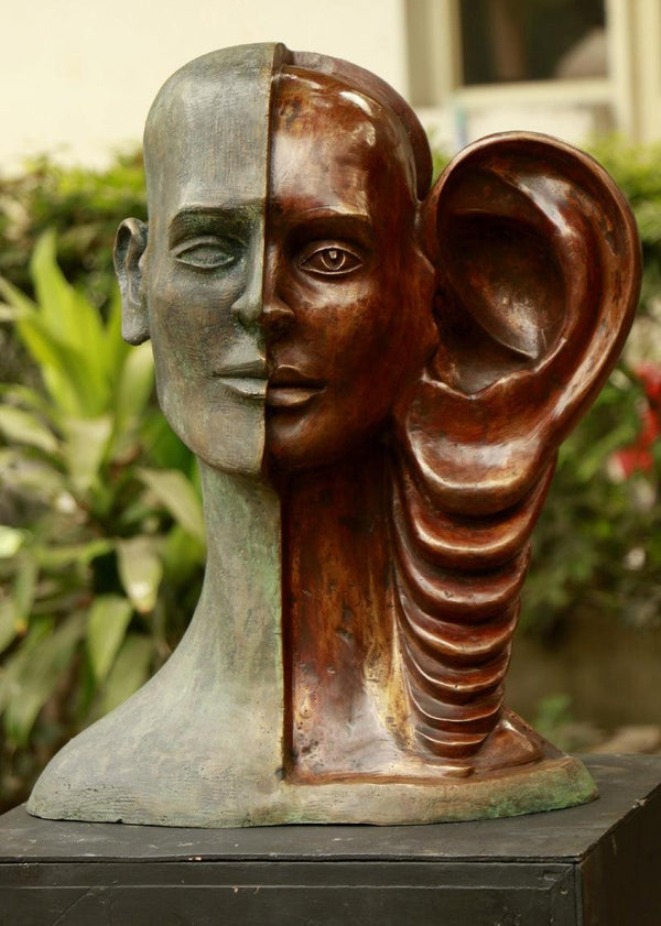 My Voice 3 Sculpture by Vivek Kumar | ArtZolo.com