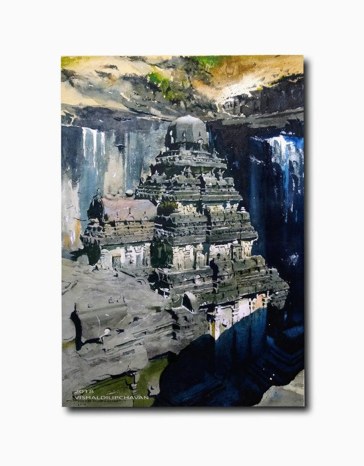 Mystery Of India Painting by Vishal Chavan | ArtZolo.com