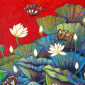 Nature acrylic painting titled 'Nature 1', 34x15 inches, by artist Pravin Utge on Canvas