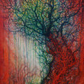 Nature acrylic painting titled 'Nature 2', 48x36 inches, by artist Anil Kumar Vishwakarma on Canvas