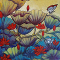 Nature acrylic painting titled 'Nature', 34x15 inches, by artist Pravin Utge on Canvas