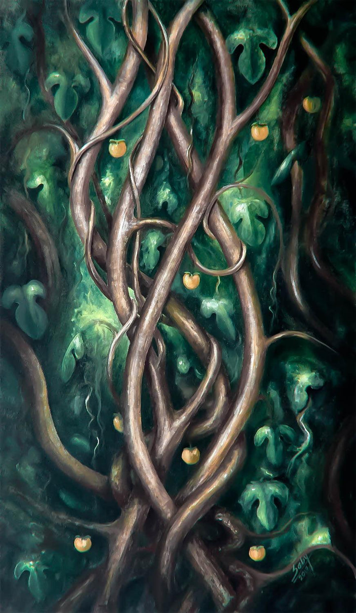 Nature Painting by Seby Augustine | ArtZolo.com