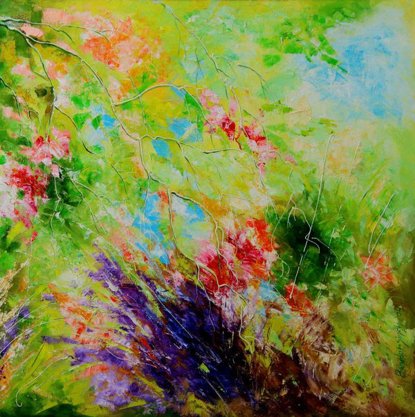 Nature Colors Ii Painting by Bahadur Singh | ArtZolo.com