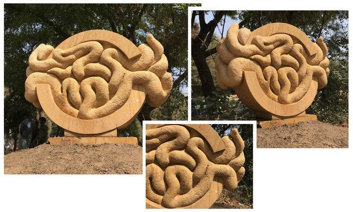 Nature Cross The Boundary Sculpture by Pardeep Kamiya | ArtZolo.com