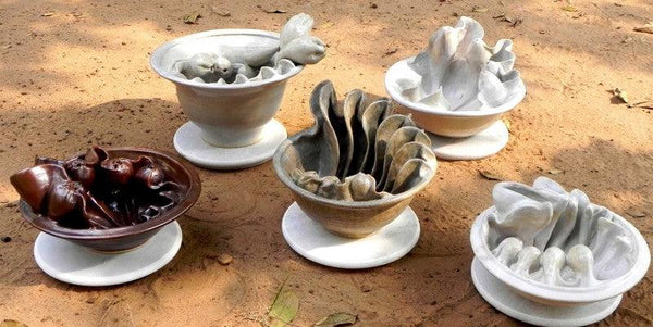 Nature In Bowl Sculpture by Nishant Kumar | ArtZolo.com