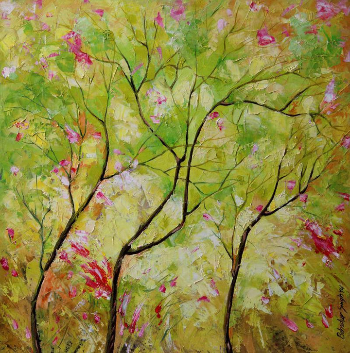 Nature Spring Painting by Bahadur Singh | ArtZolo.com