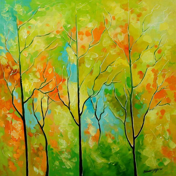 Nature Viii Painting by Bahadur Singh | ArtZolo.com