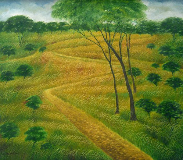 Nature Walk Painting by Sadre Alam | ArtZolo.com