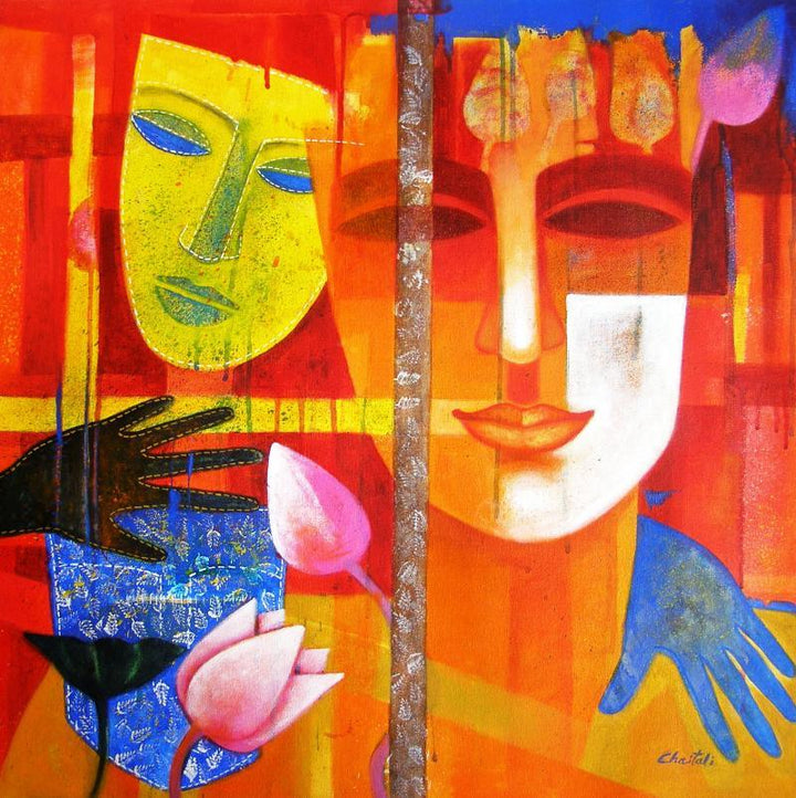 Nautanki Series 2 Painting by Chaitali Mukherjee | ArtZolo.com