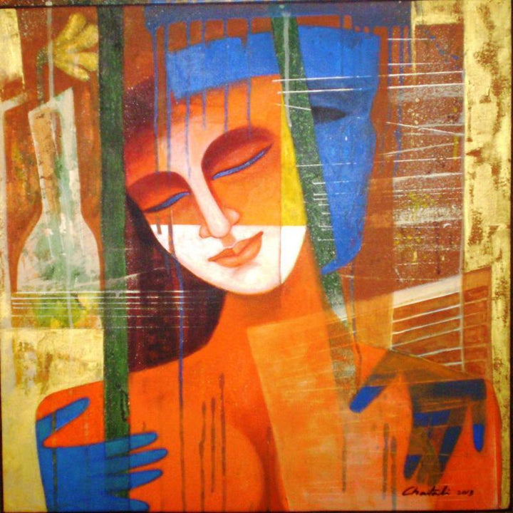 Nautanki Series 3 Painting by Chaitali Mukherjee | ArtZolo.com