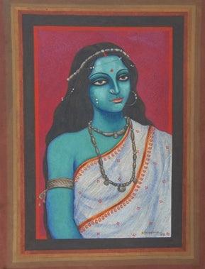 Nilambari Painting by Suparna Dey | ArtZolo.com