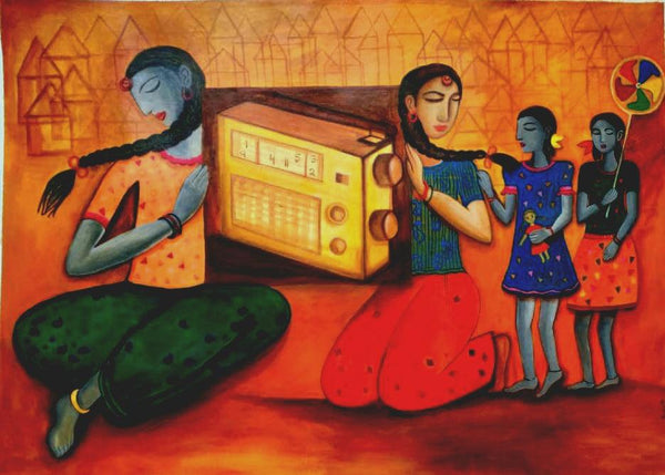 Nostalgia 1 Painting by Paramita Chowdhury | ArtZolo.com