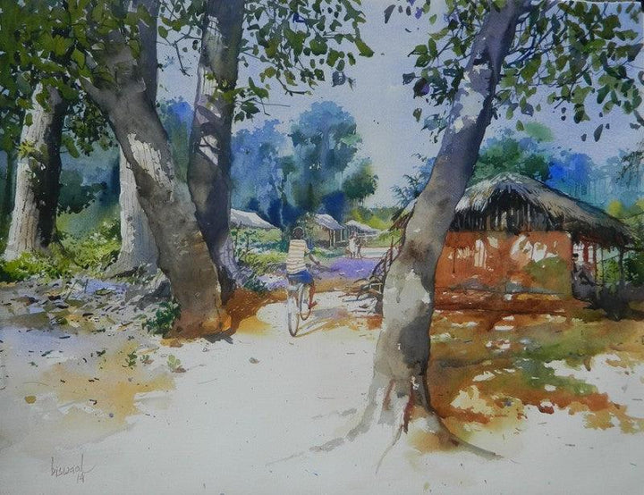 Odisha Village Painting by Bijay Biswaal | ArtZolo.com