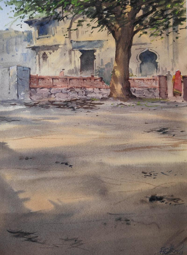 Old Ajmer Painting by Ritesh Jadhav | ArtZolo.com