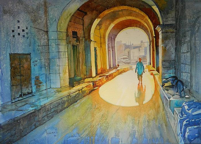 Old Bhopal Painting by Bijay Biswaal | ArtZolo.com