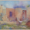 Cityscape watercolor painting titled 'Old House', 12x15 inches, by artist Fareed Ahmed on Canvas Board