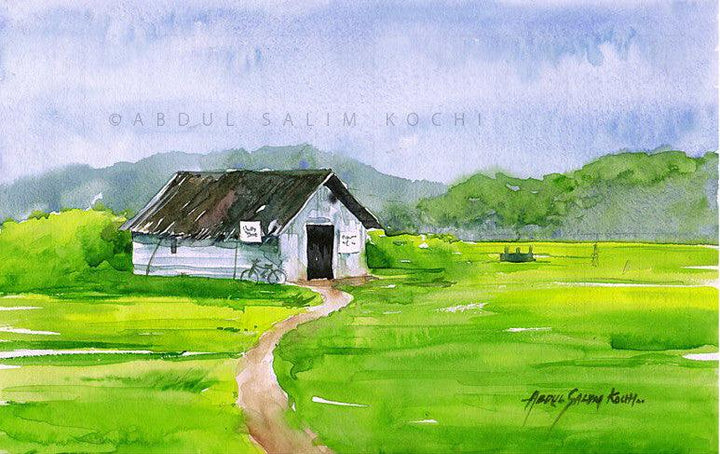 Old House Painting by Abdul Salim | ArtZolo.com