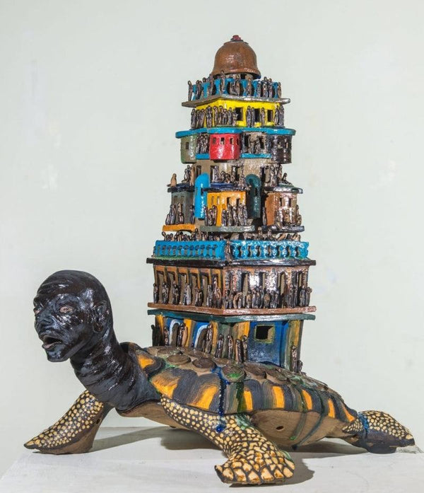 Omnipotent Sculpture by Narottam Das | ArtZolo.com