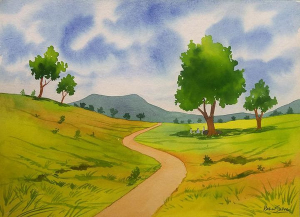 One Fine Day Painting by Rahul Salve | ArtZolo.com