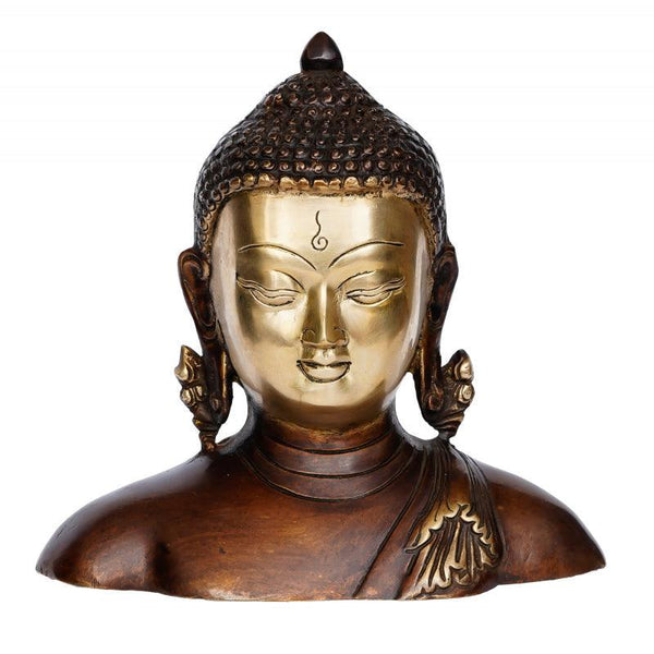 One Meditating Buddha Handicraft by Brass Handicrafts | ArtZolo.com