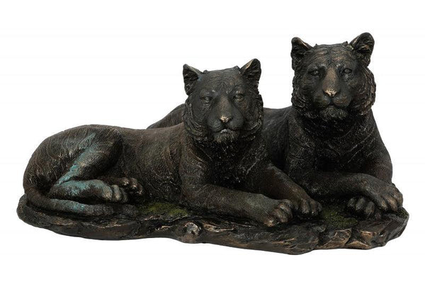 One Tiger And Tigress Handicraft by Brass Handicrafts | ArtZolo.com