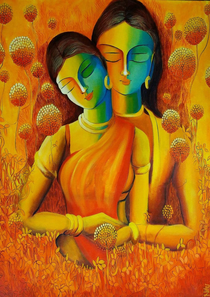 Only Love Is Real 5 Painting by Nitu Chhajer | ArtZolo.com