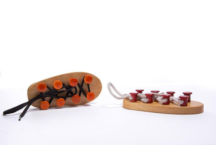 Oody Shoes Educational Wooden Toy Handicraft by Vijay Pathi | ArtZolo.com