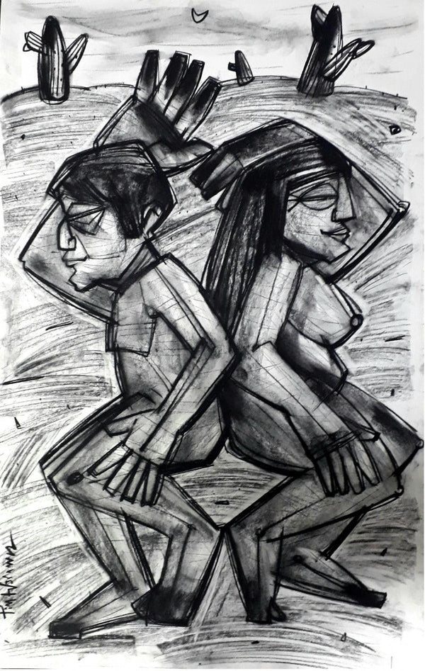 Opposite Drawing by Pintu Biswas | ArtZolo.com