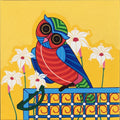 Animals acrylic painting titled 'Owl', 12x12 inches, by artist Thota Laxminarayana on Canvas