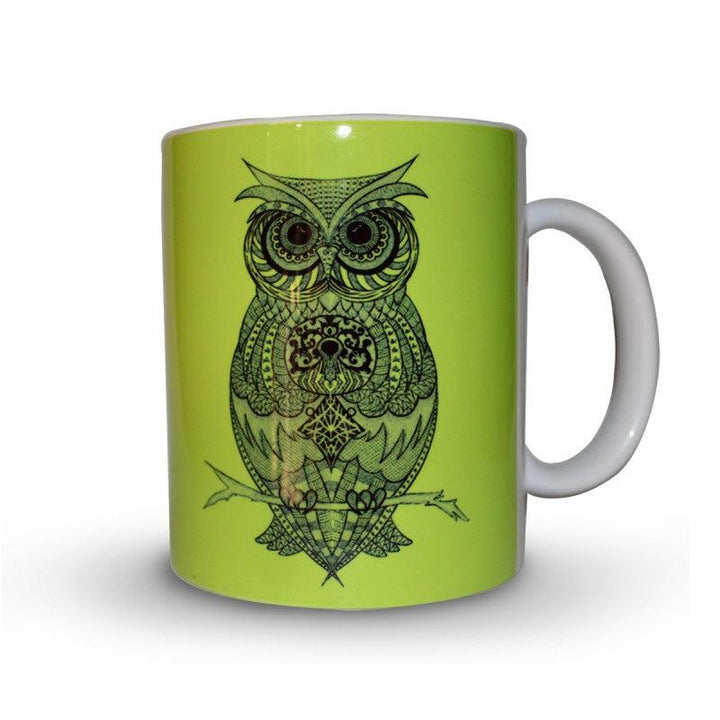 Owl Coffee Mug Handicraft by Sejal M | ArtZolo.com