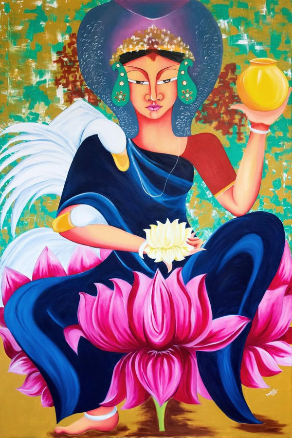 Padmavati Painting by Deepali Mundra | ArtZolo.com
