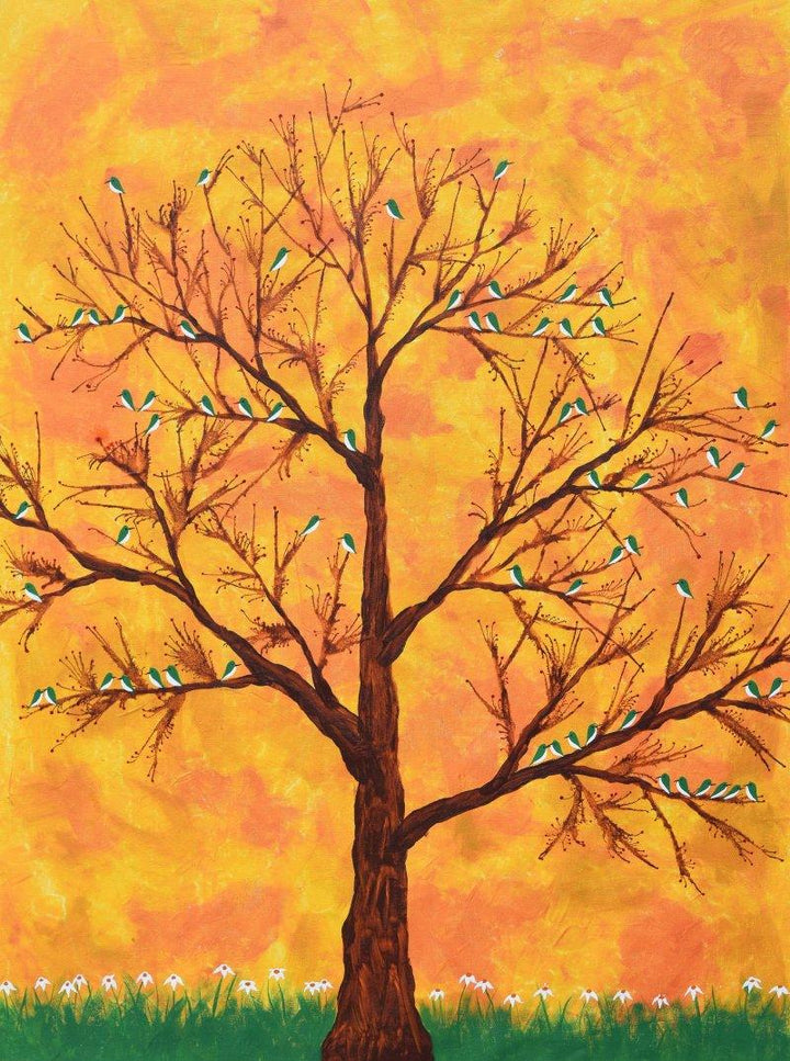 Pakhban Painting by Sumit Mehndiratta | ArtZolo.com