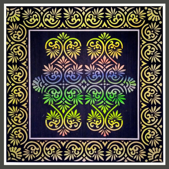 Paper Cut Design Painting by V Pugalenthi | ArtZolo.com