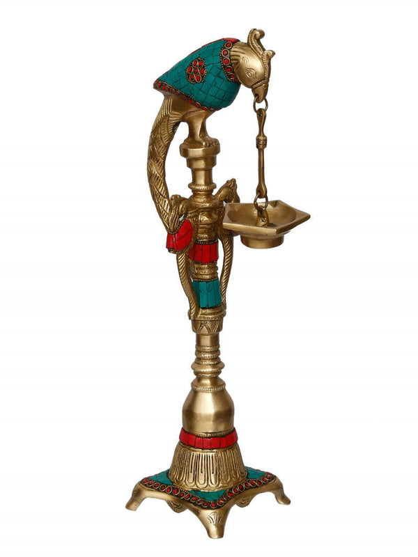 Parrot Design Decorative Brass Showpiece Handicraft by Brass Handicrafts | ArtZolo.com