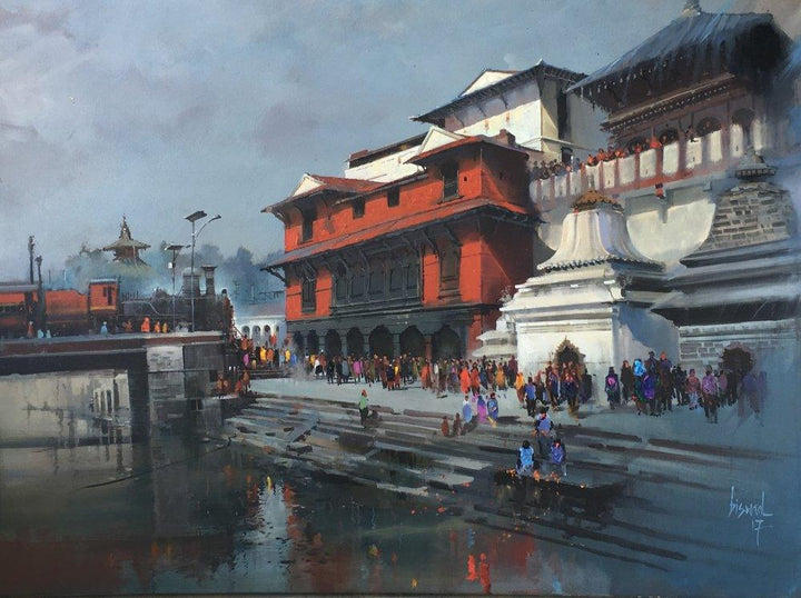 Pashupati Express Painting by Bijay Biswaal | ArtZolo.com