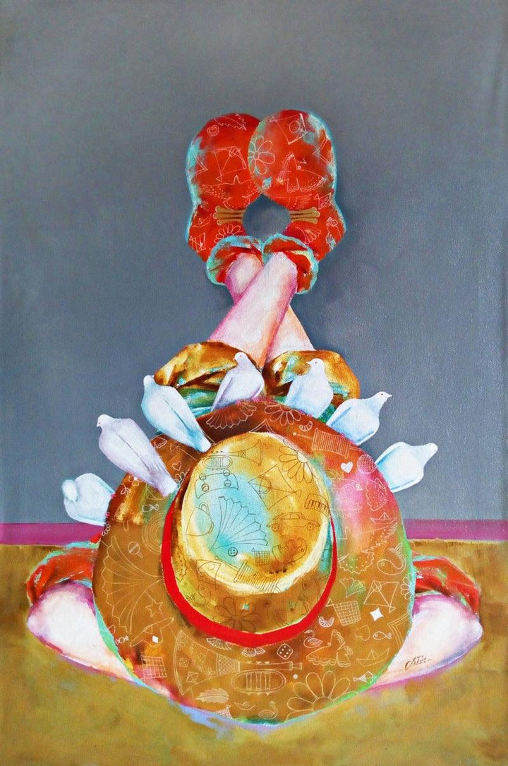 Passion Of The Childhood Xi Painting by Shiv Kumar Soni | ArtZolo.com
