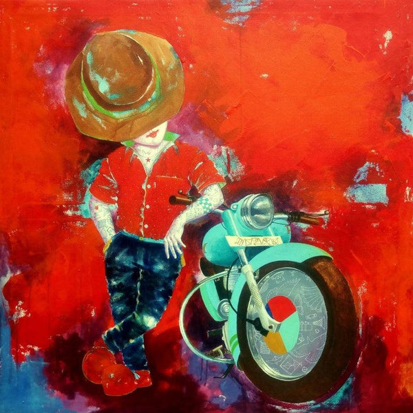 Passion Of The Childhood Xv Painting by Shiv Kumar Soni | ArtZolo.com