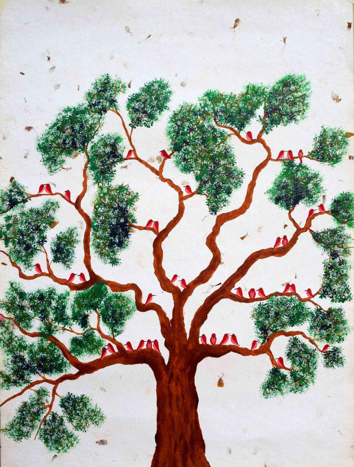 Pawanvriksh Painting by Sumit Mehndiratta | ArtZolo.com