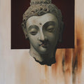 Religious acrylic painting titled 'Buddha ', 36x24 inches, by artist Roni Sarkar on Canvas