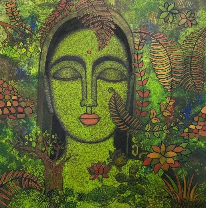Peace Of Nature Painting by Mamta Mondkar | ArtZolo.com