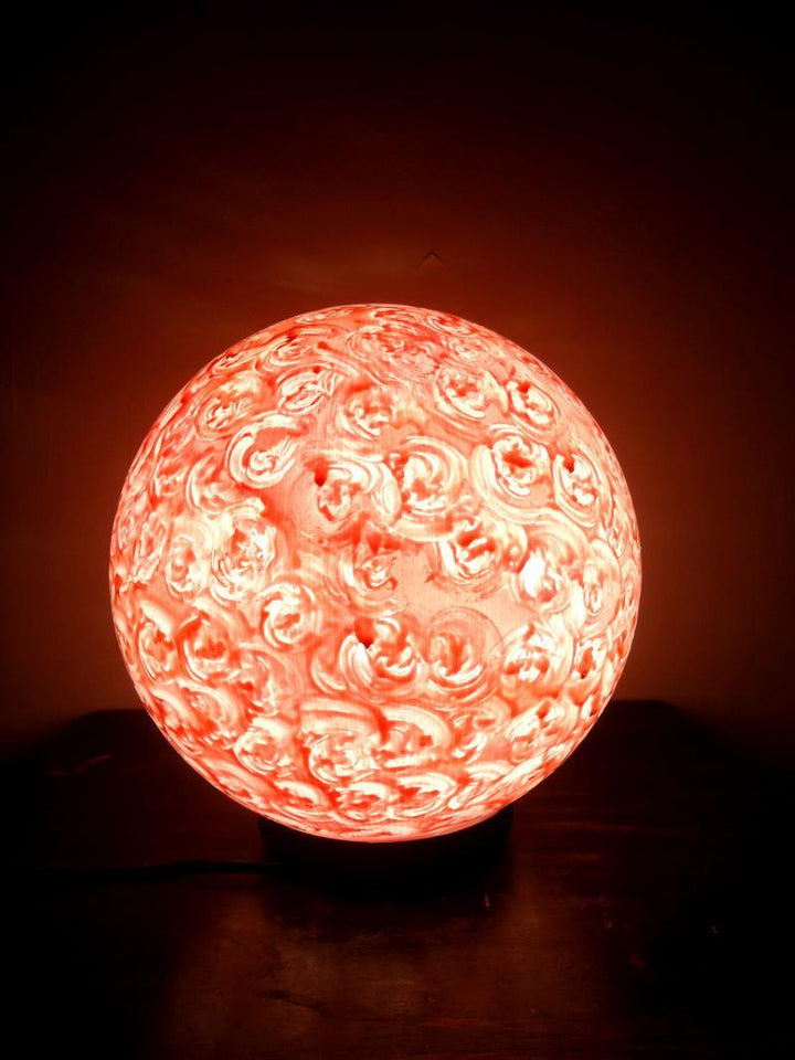 Peach Lollipop Table Lamps Handicraft by Rithika Kumar | ArtZolo.com