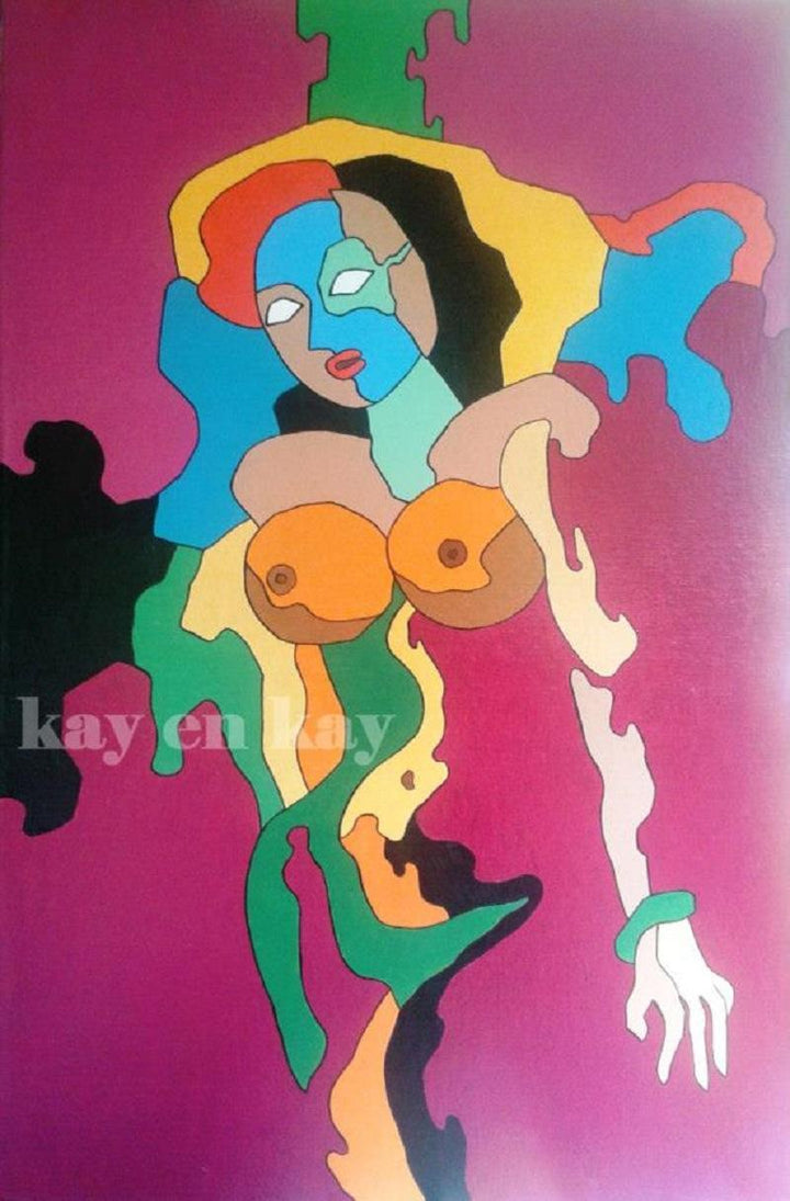 Pensiveness Painting by Narayanankutty Kasthuril | ArtZolo.com