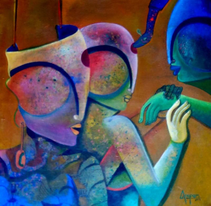 Perceptibility Painting by Anupam Pal | ArtZolo.com