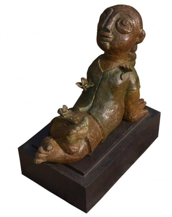 Phoolkumari Sculpture by Atish Mukherjee | ArtZolo.com