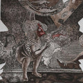 contemporary printmaking titled 'Pilgrimage', 10x10 inches, by artist Anupama Dey on Paper